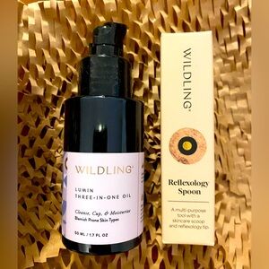 Wildling Beauty Lumin Oil and Reflexology Spoon